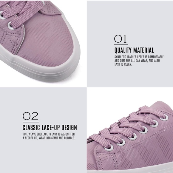 *NWT* Womens Sz 7 light purple platform shoes - Picture 4 of 6